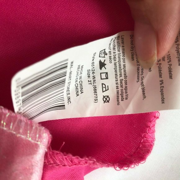 Disney Junior Minnie Kids Baby Girl's Set of 2 Dress Red Pink Polka Dot Size 2 T - Picture 12 of 12